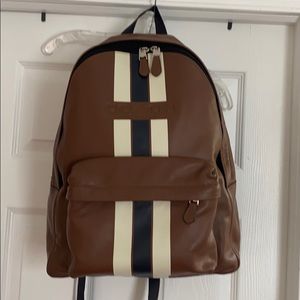 Coach leather backpack